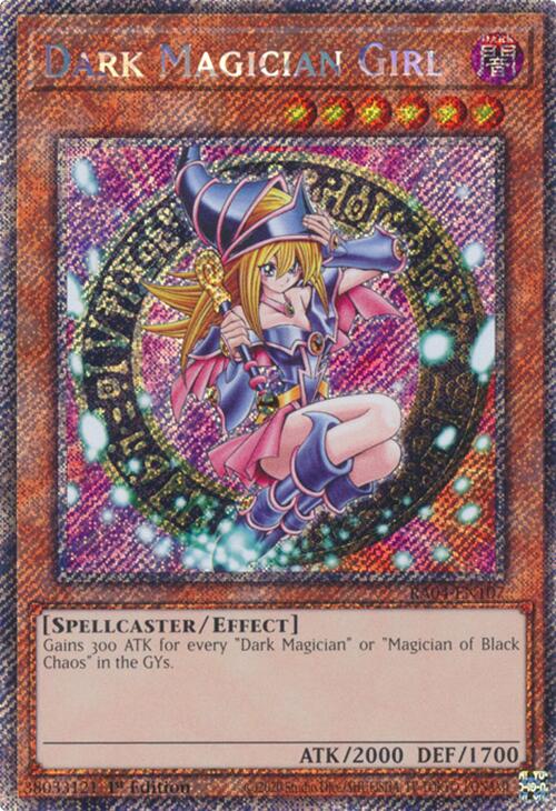 Dark Magician Girl (3rd Art) [RA04-EN107] Platinum Secret Rare | Chromatic Games
