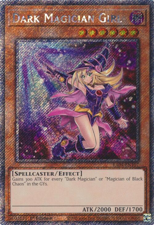 Dark Magician Girl (7th Art) [RA04-EN107] Platinum Secret Rare | Chromatic Games