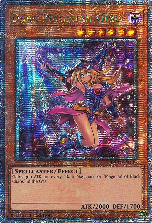 Dark Magician Girl (7th Art) [RA04-EN107] Quarter Century Secret Rare | Chromatic Games