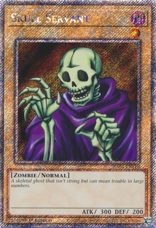 Skull Servant [RA04-EN110] Platinum Secret Rare | Chromatic Games