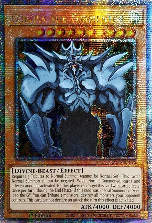 Obelisk the Tormentor [RA04-EN116] Quarter Century Secret Rare | Chromatic Games