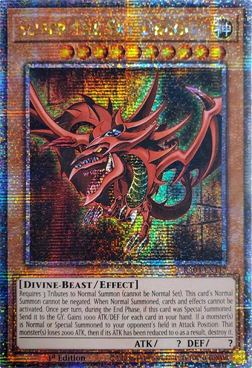 Slifer the Sky Dragon [RA04-EN117] Quarter Century Secret Rare | Chromatic Games