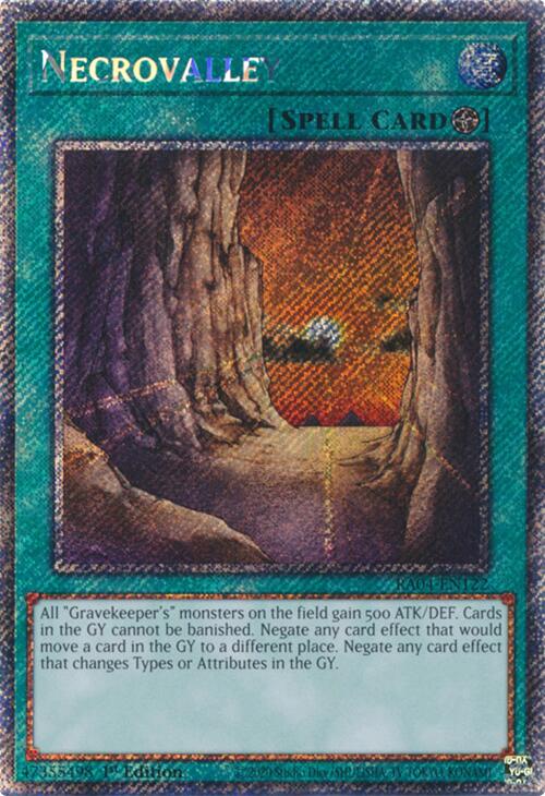 Necrovalley [RA04-EN122] Platinum Secret Rare | Chromatic Games