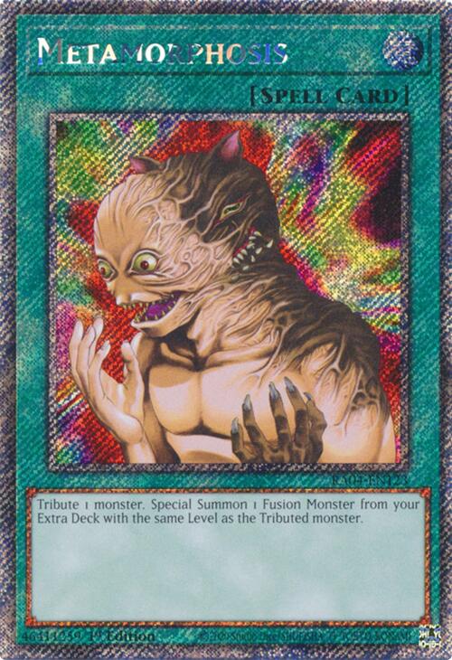 Metamorphosis [RA04-EN123] Platinum Secret Rare | Chromatic Games