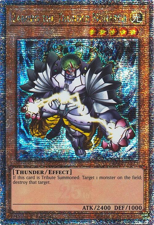 Zaborg the Thunder Monarch [RA04-EN125] Quarter Century Secret Rare | Chromatic Games