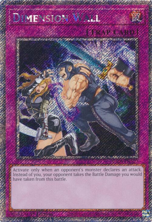 Dimension Wall [RA04-EN127] Platinum Secret Rare | Chromatic Games