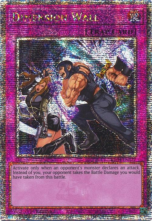 Dimension Wall [RA04-EN127] Quarter Century Secret Rare | Chromatic Games