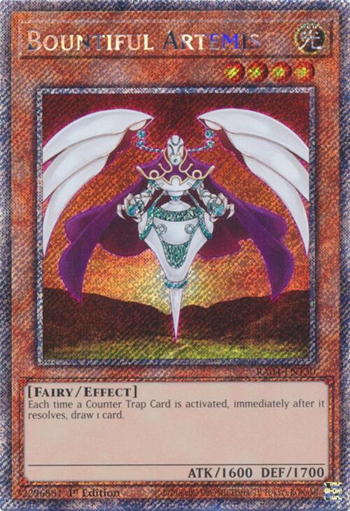 Bountiful Artemis [RA04-EN130] Platinum Secret Rare | Chromatic Games