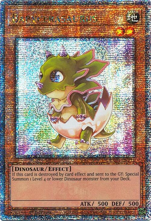 Babycerasaurus [RA04-EN131] Quarter Century Secret Rare | Chromatic Games