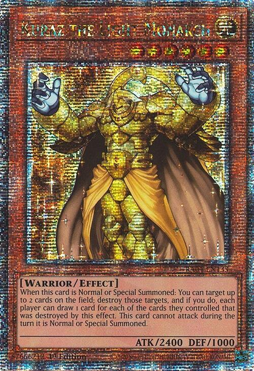 Kuraz the Light Monarch [RA04-EN133] Quarter Century Secret Rare | Chromatic Games