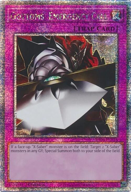 Gottoms' Emergency Call [RA04-EN138] Quarter Century Secret Rare | Chromatic Games