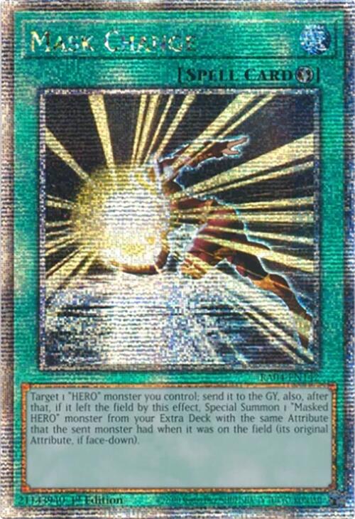 Mask Change [RA04-EN142] Quarter Century Secret Rare | Chromatic Games