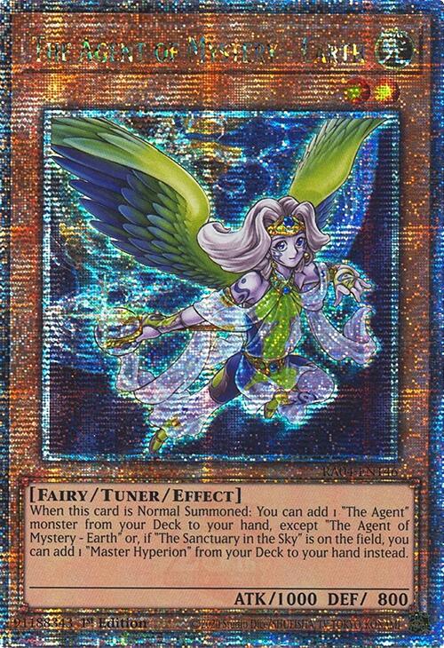 The Agent of Mystery - Earth [RA04-EN146] Quarter Century Secret Rare | Chromatic Games