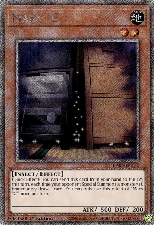 Maxx "C" [RA04-EN150] Platinum Secret Rare | Chromatic Games