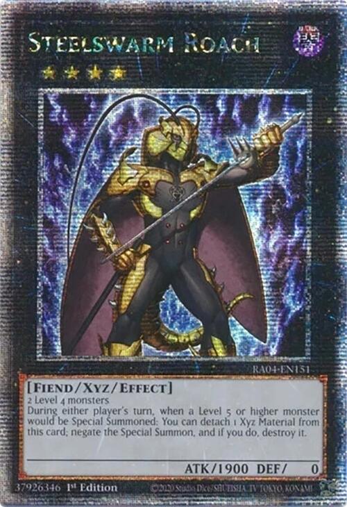 Steelswarm Roach [RA04-EN151] Quarter Century Secret Rare | Chromatic Games