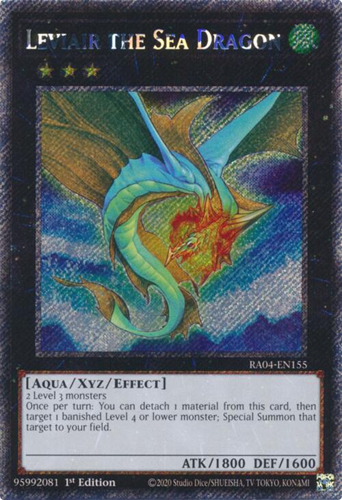 Leviair the Sea Dragon [RA04-EN155] Platinum Secret Rare | Chromatic Games
