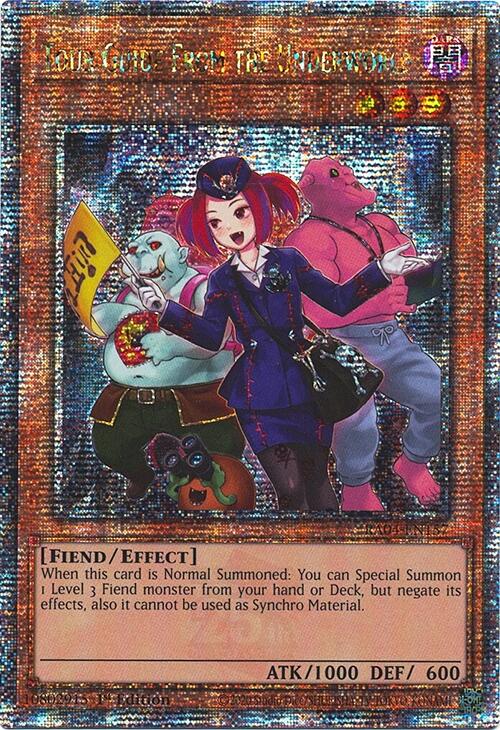 Tour Guide from the Underworld (Alternate Art) [RA04-EN157] Quarter Century Secret Rare | Chromatic Games