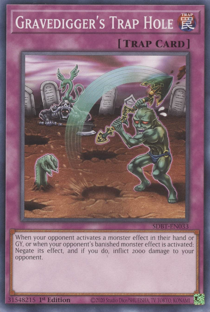 Gravedigger's Trap Hole [SDBT-EN033] Common | Chromatic Games
