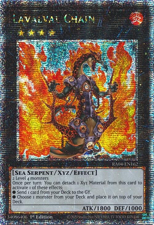 Lavalval Chain [RA04-EN162] Quarter Century Secret Rare | Chromatic Games