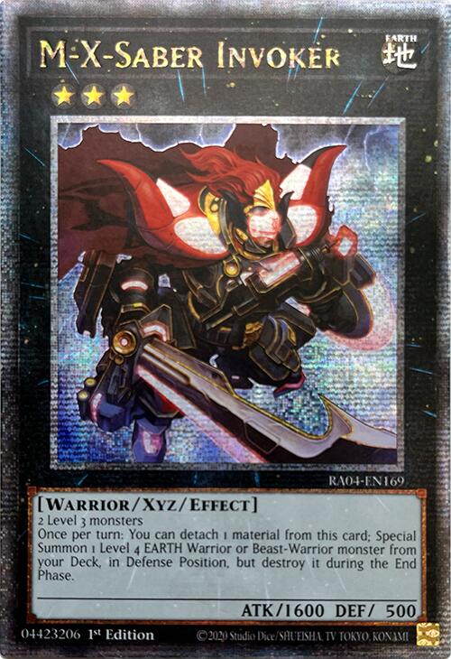M-X-Saber Invoker [RA04-EN169] Quarter Century Secret Rare | Chromatic Games