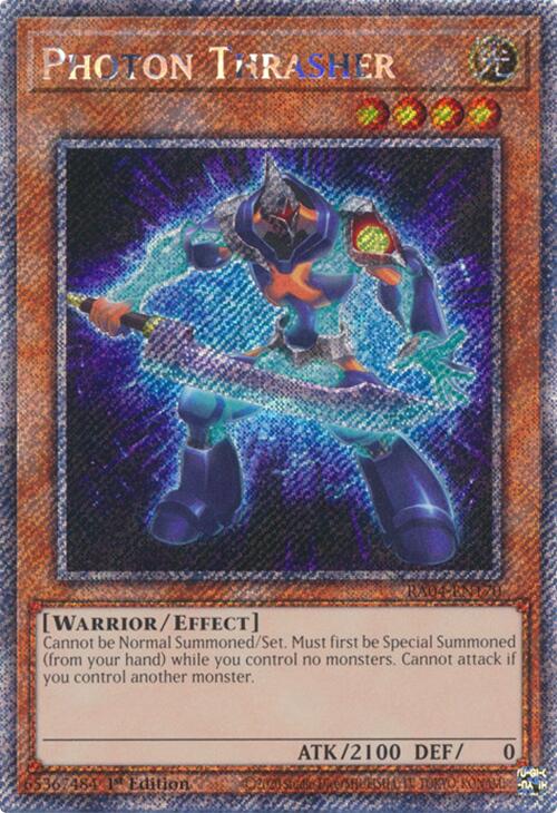 Photon Thrasher [RA04-EN170] Platinum Secret Rare | Chromatic Games