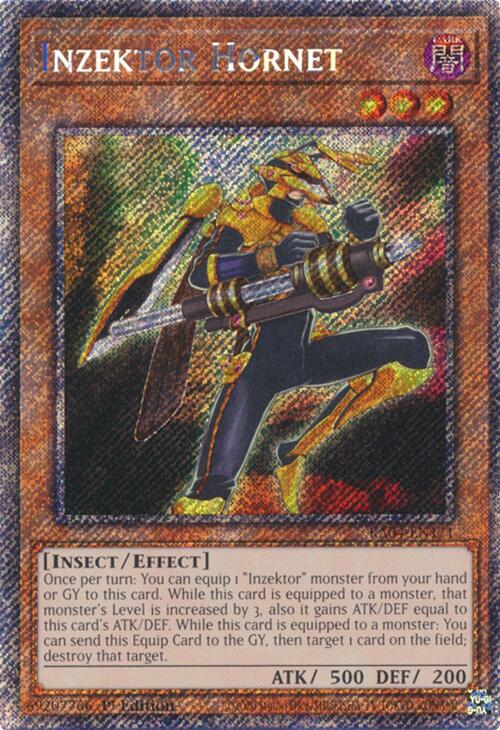Inzektor Hornet [RA04-EN171] Platinum Secret Rare | Chromatic Games