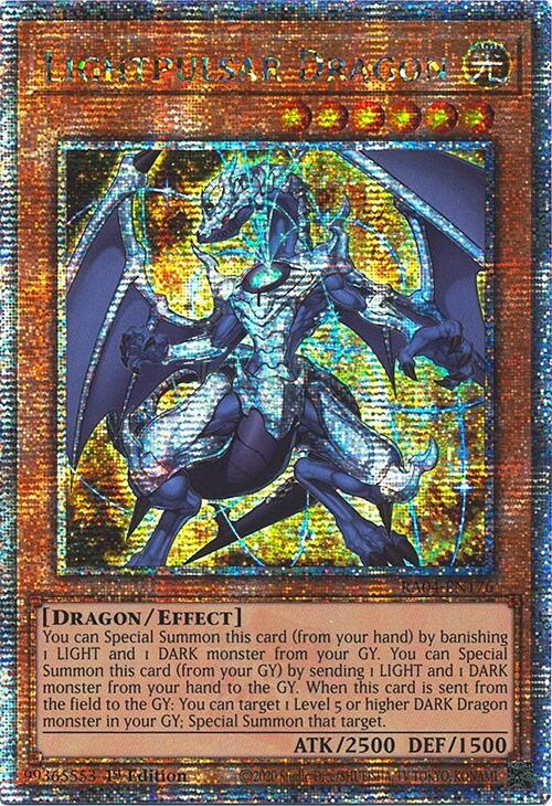 Lightpulsar Dragon [RA04-EN176] Quarter Century Secret Rare | Chromatic Games