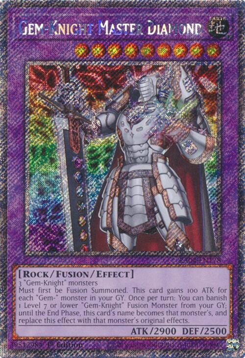 Gem-Knight Master Diamond [RA04-EN178] Platinum Secret Rare | Chromatic Games