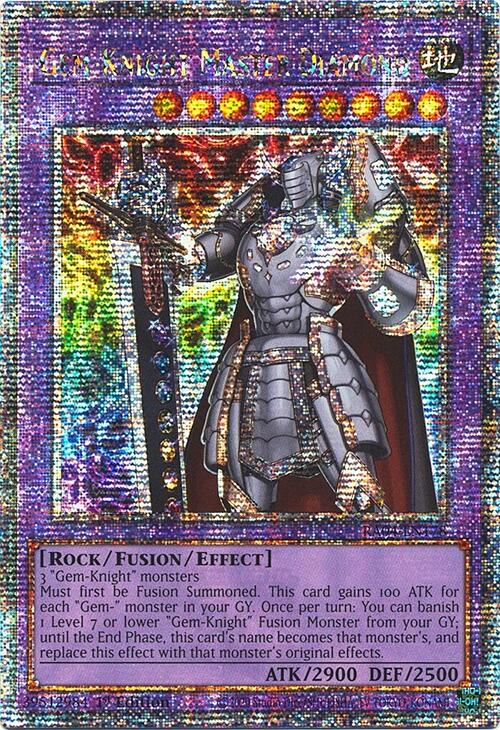 Gem-Knight Master Diamond [RA04-EN178] Quarter Century Secret Rare | Chromatic Games