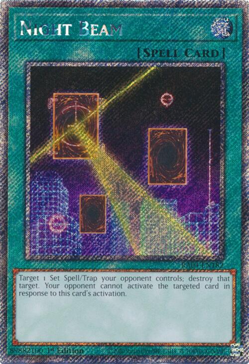 Night Beam [RA04-EN182] Platinum Secret Rare | Chromatic Games