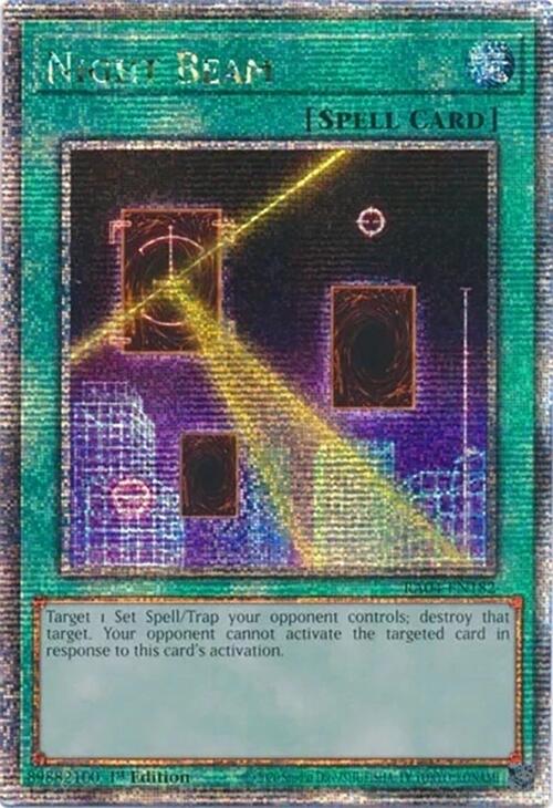 Night Beam [RA04-EN182] Quarter Century Secret Rare | Chromatic Games