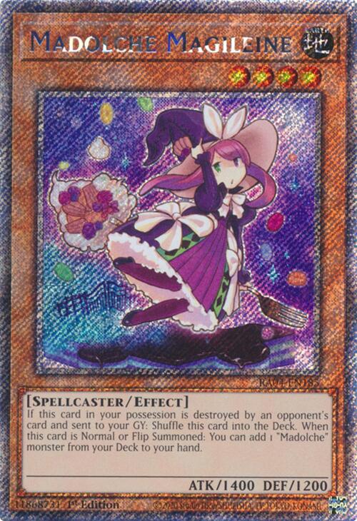 Madolche Magileine [RA04-EN185] Platinum Secret Rare | Chromatic Games