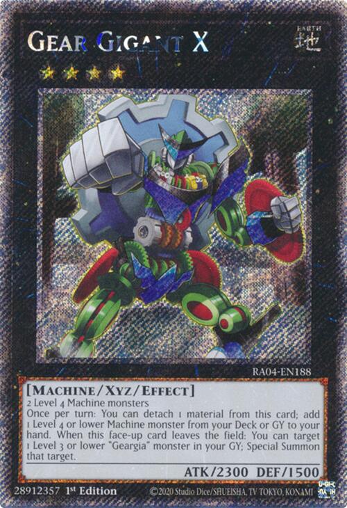 Gear Gigant X [RA04-EN188] Platinum Secret Rare | Chromatic Games