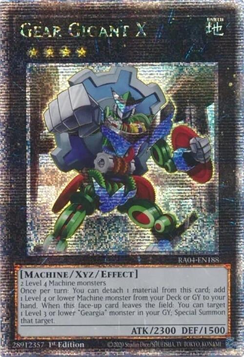 Gear Gigant X [RA04-EN188] Quarter Century Secret Rare | Chromatic Games