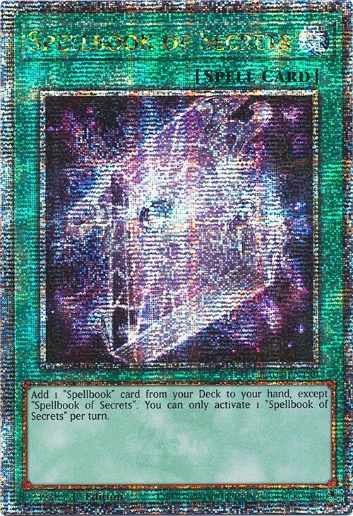 Spellbook of Secrets [RA04-EN189] Quarter Century Secret Rare | Chromatic Games