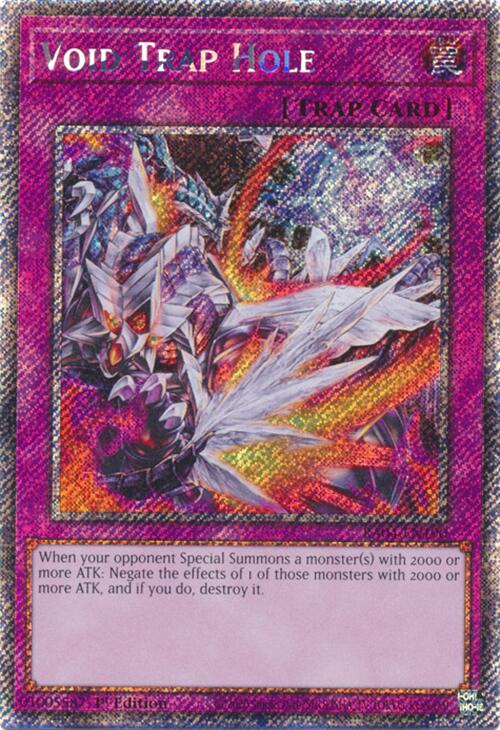 Void Trap Hole [RA04-EN190] Platinum Secret Rare | Chromatic Games
