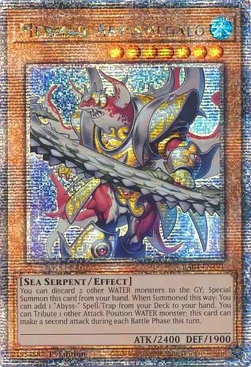 Mermail Abyssmegalo [RA04-EN191] Quarter Century Secret Rare | Chromatic Games