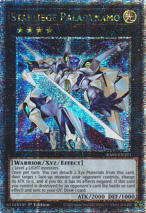 Starliege Paladynamo [RA04-EN193] Quarter Century Secret Rare | Chromatic Games