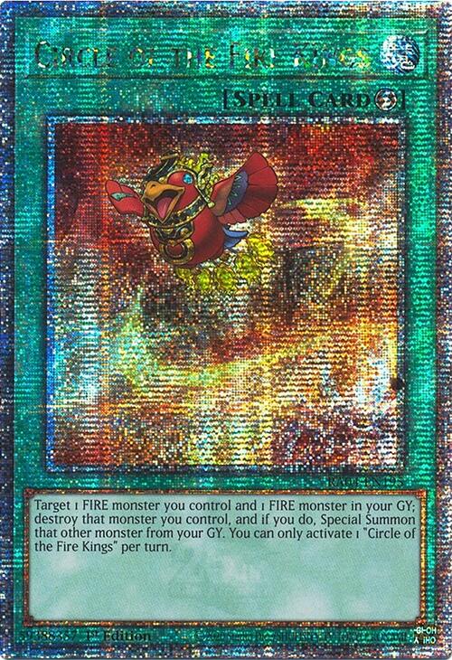 Circle of the Fire Kings [RA04-EN195] Quarter Century Secret Rare | Chromatic Games