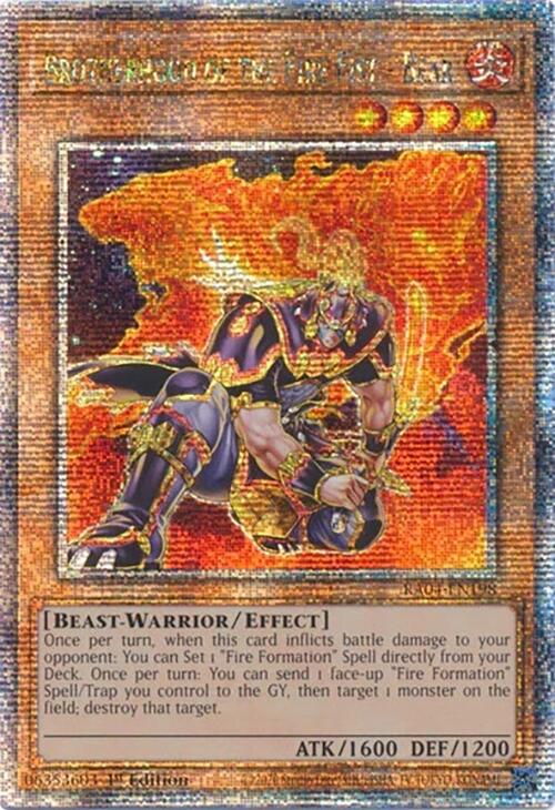 Brotherhood of the Fire Fist - Bear [RA04-EN198] Quarter Century Secret Rare | Chromatic Games