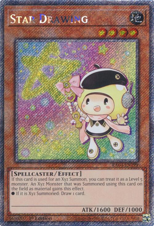 Star Drawing [RA04-EN199] Platinum Secret Rare | Chromatic Games