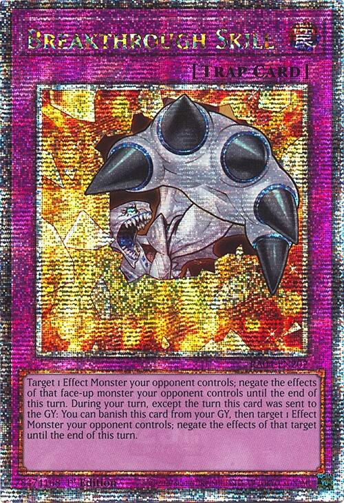Breakthrough Skill [RA04-EN202] Quarter Century Secret Rare | Chromatic Games