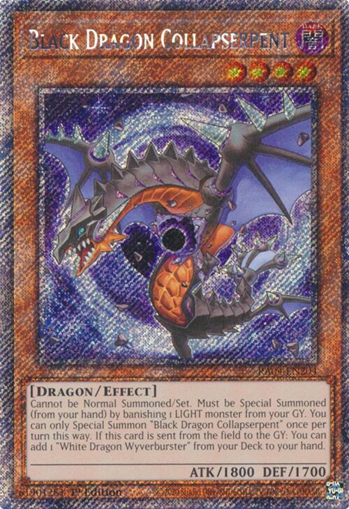 Black Dragon Collapserpent [RA04-EN204] Platinum Secret Rare | Chromatic Games