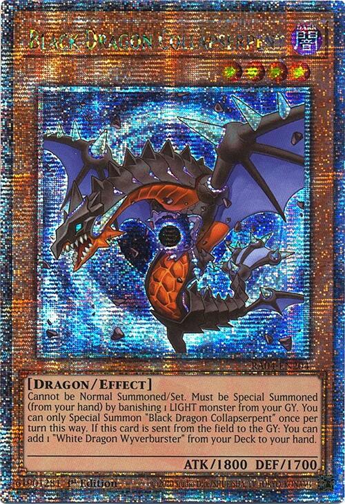 Black Dragon Collapserpent [RA04-EN204] Quarter Century Secret Rare | Chromatic Games