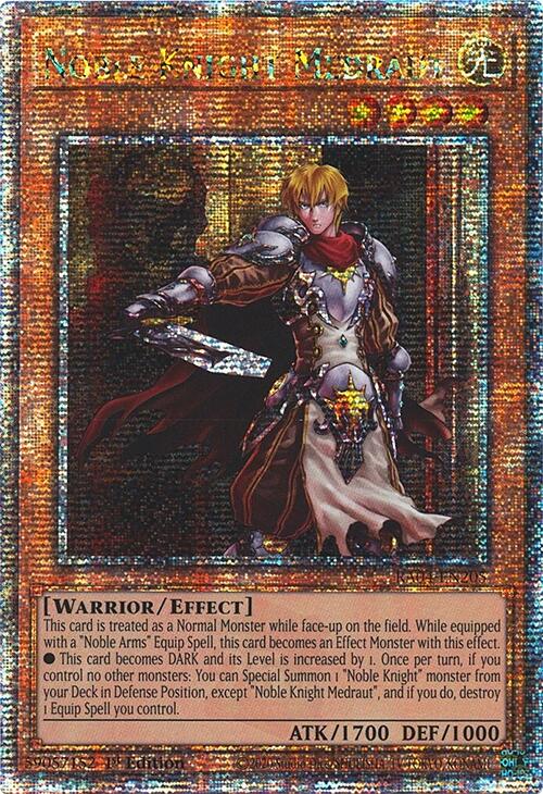 Noble Knight Medraut [RA04-EN205] Quarter Century Secret Rare | Chromatic Games