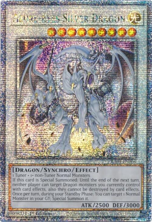 Azure-Eyes Silver Dragon [RA04-EN208] Quarter Century Secret Rare | Chromatic Games