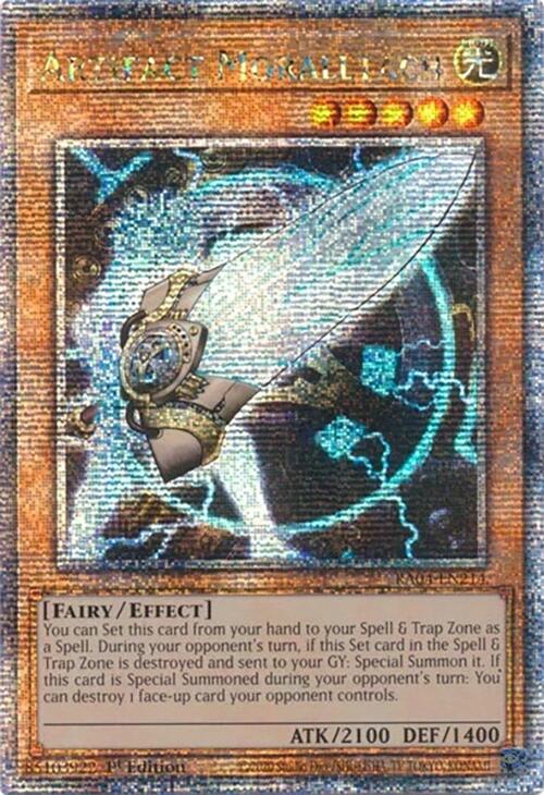 Artifact Moralltach [RA04-EN214] Quarter Century Secret Rare | Chromatic Games