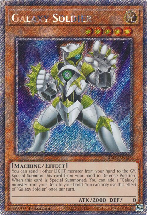 Galaxy Soldier [RA04-EN219] Platinum Secret Rare | Chromatic Games