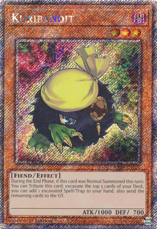 Kuribandit [RA04-EN221] Platinum Secret Rare | Chromatic Games