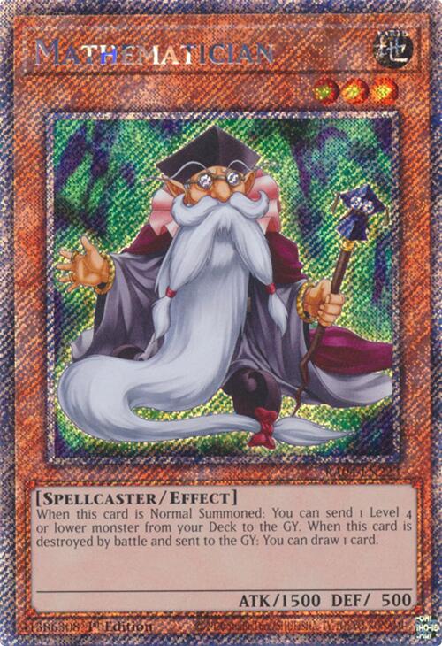 Mathematician [RA04-EN223] Platinum Secret Rare | Chromatic Games